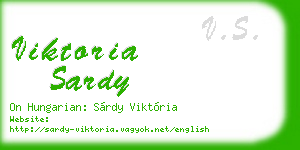 viktoria sardy business card