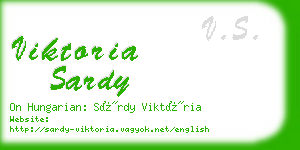 viktoria sardy business card